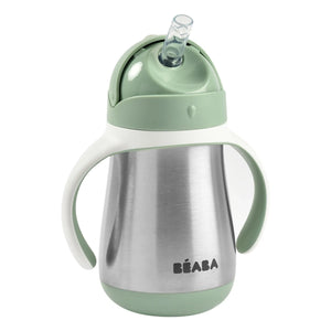 Béaba - Paslanmaz Çelik Alıştırma Bardağı - 250 ml | Sage