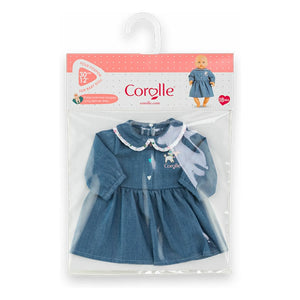 Corolle - Un week-end à Paris 30 cm bebek için elbise | Denim mavi