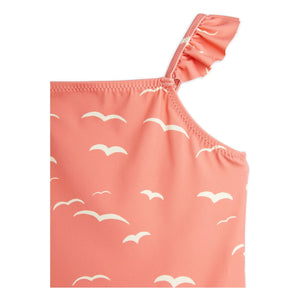 Mini Rodini - Maillot De Bain Martılar Organik Pamuk | Pembe