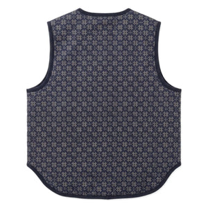 Hundred Pieces - Maria Bandana Kolsuz Yelek | Indigo mavi