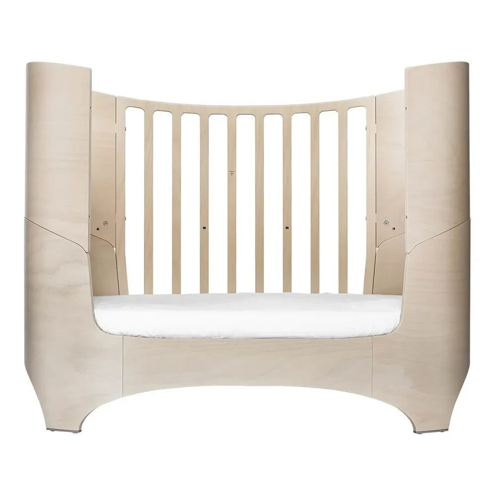 Leander - Dönüştürülebilir Oval Beşik Comfort+7 Yatak ile Tam Set | Bej kireç rengi