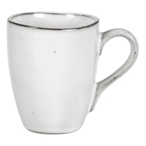 Broste Copenhagen - Tutamaklı Nordic Sand Stoneware Kupa | Açık gri