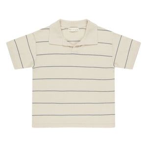 Rylee + Cru - Terry Çizgili Polo | Ecru