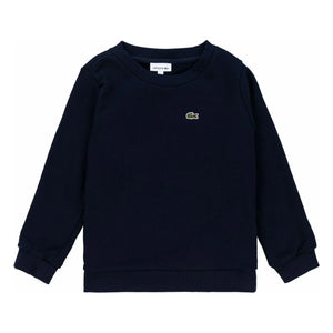 Lacoste - Organik Pamuk Logo Sünger Sweatshirt | Lacivert