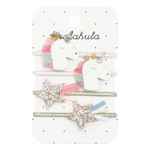 Rockahula Kids - 4’lü Unicorn Toka Seti | Beyaz