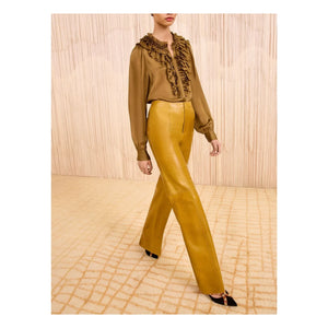 Ulla Johnson - Rouen İpek Bluz | Bronze
