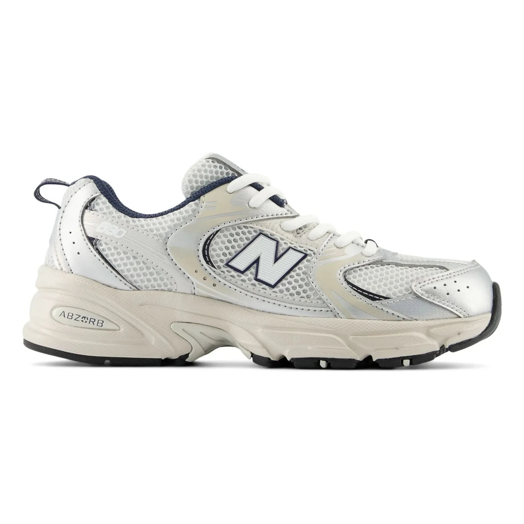 New Balance - Bağcıklı 530 sneakers | Beyaz saten