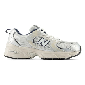 New Balance - Bağcıklı 530 sneakers | Beyaz saten