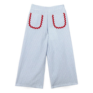 Mipounet - Pauline Vichy pantolon | Mavi