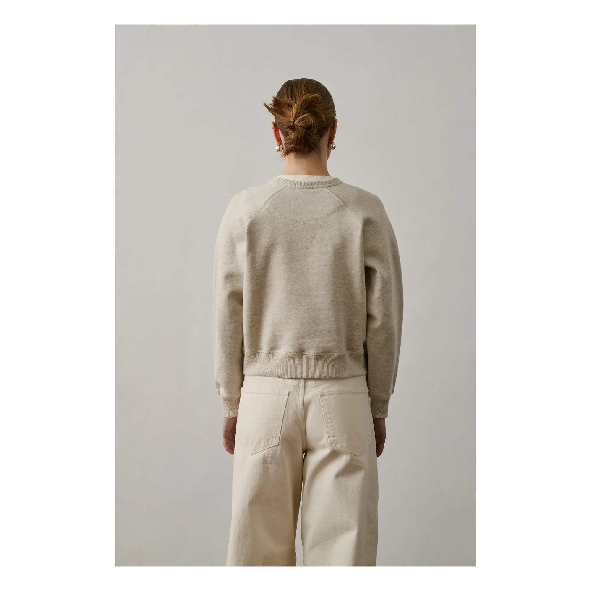 Soeur - Artemis organik pamuk sweatshirt | Açık eather gri