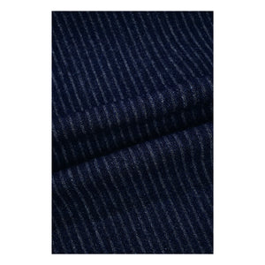 Kappy - Yorgun Denim Çizgili Pantolon | Indigo