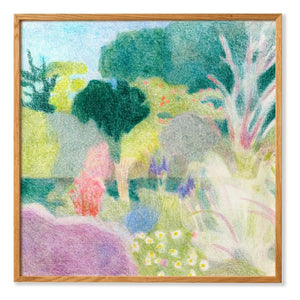 Paper Collective - Un Jardin à Kergoët posteri Line Hachem tarafından