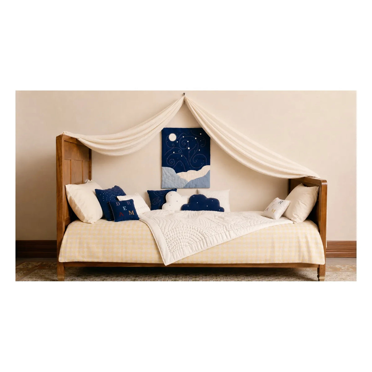 Editions Aimable - طقم أغطية سرير Paulette | Harlequin Poplin