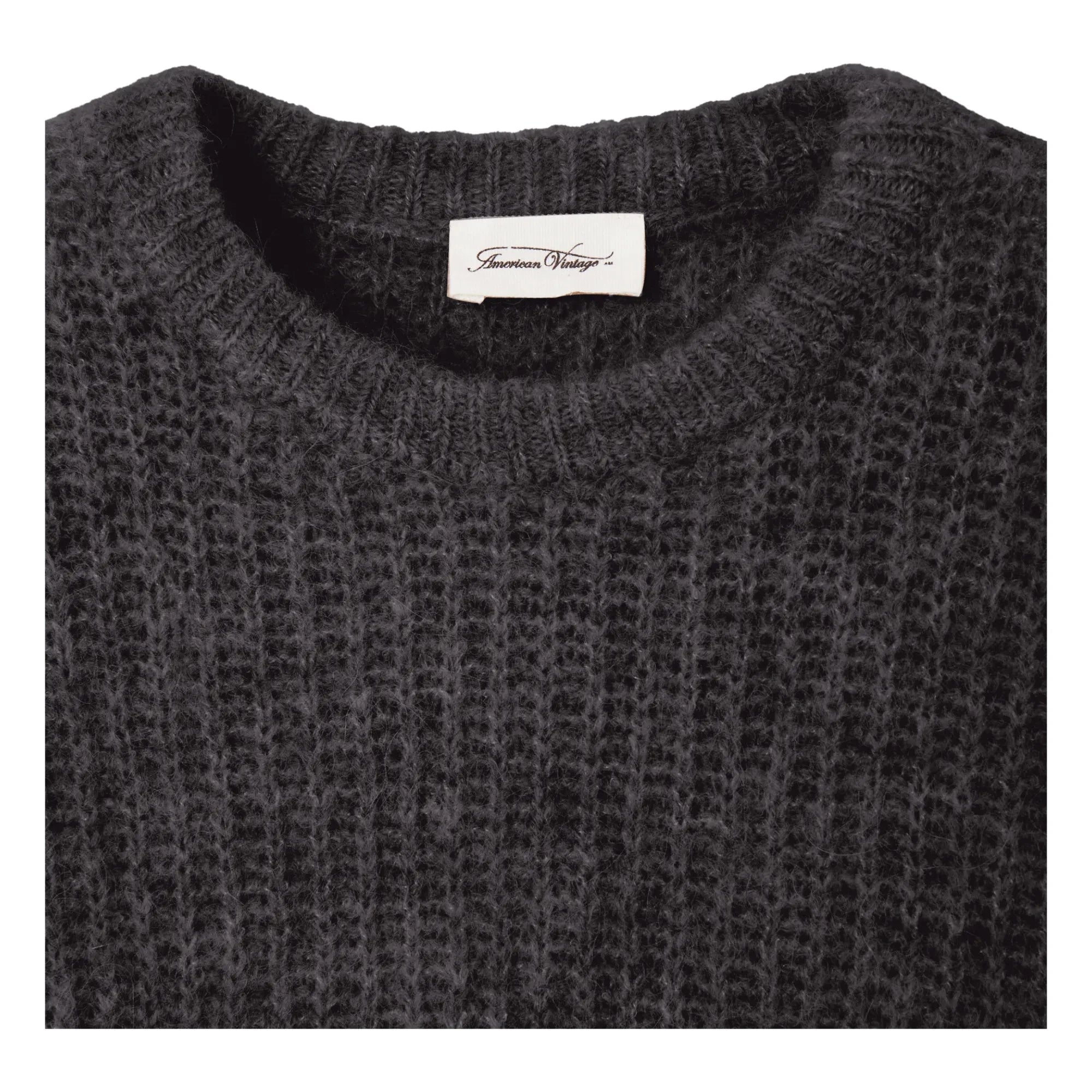 American Vintage - East Alpaca kazak | Kömür grisi
