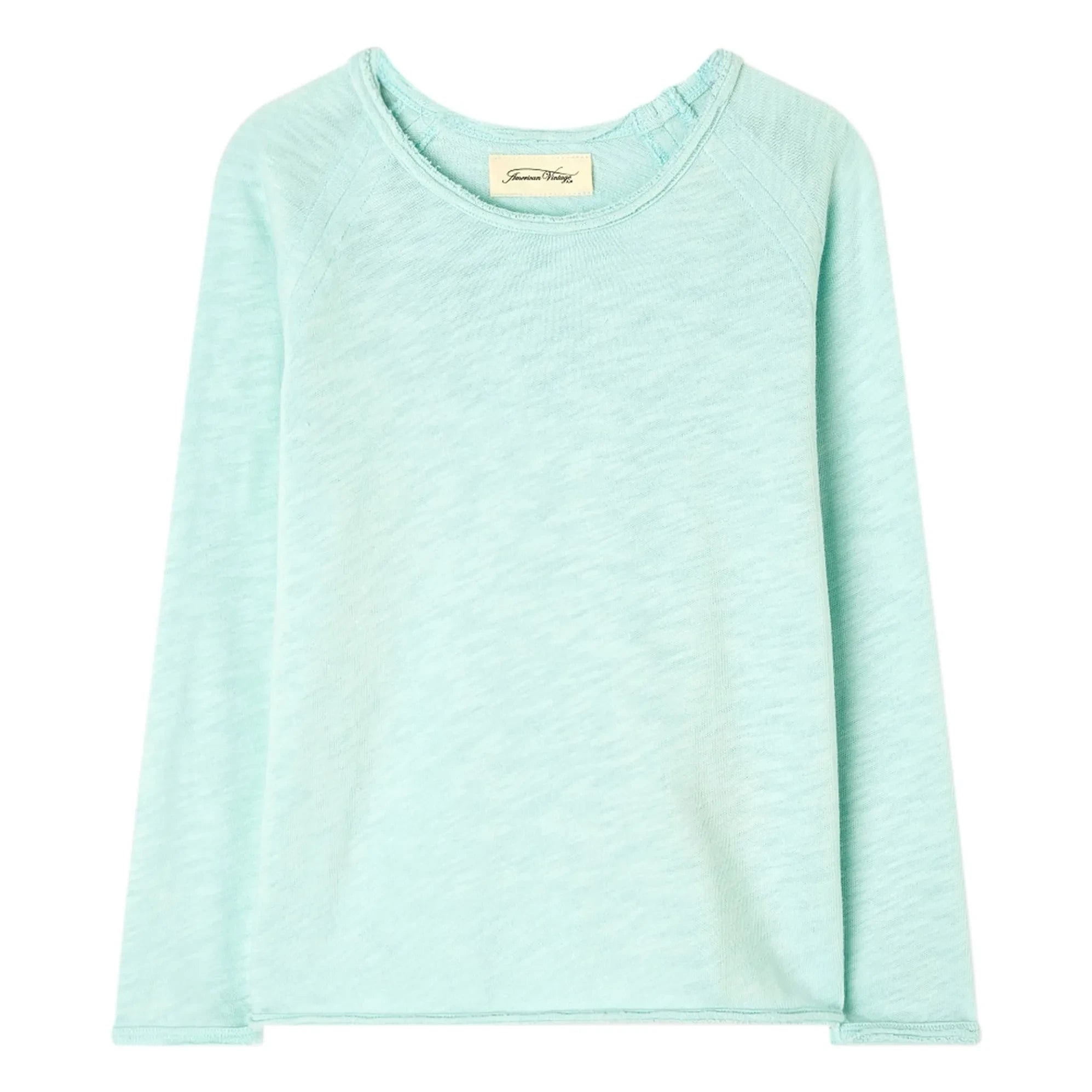 American Vintage - Sonoma Uzun Kollu Tişört | Buz Mavisi