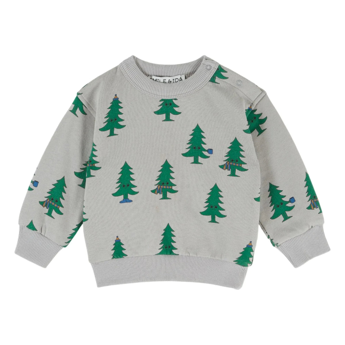 Emile et Ida - Fir Sweat Organik Pamuk | Gri