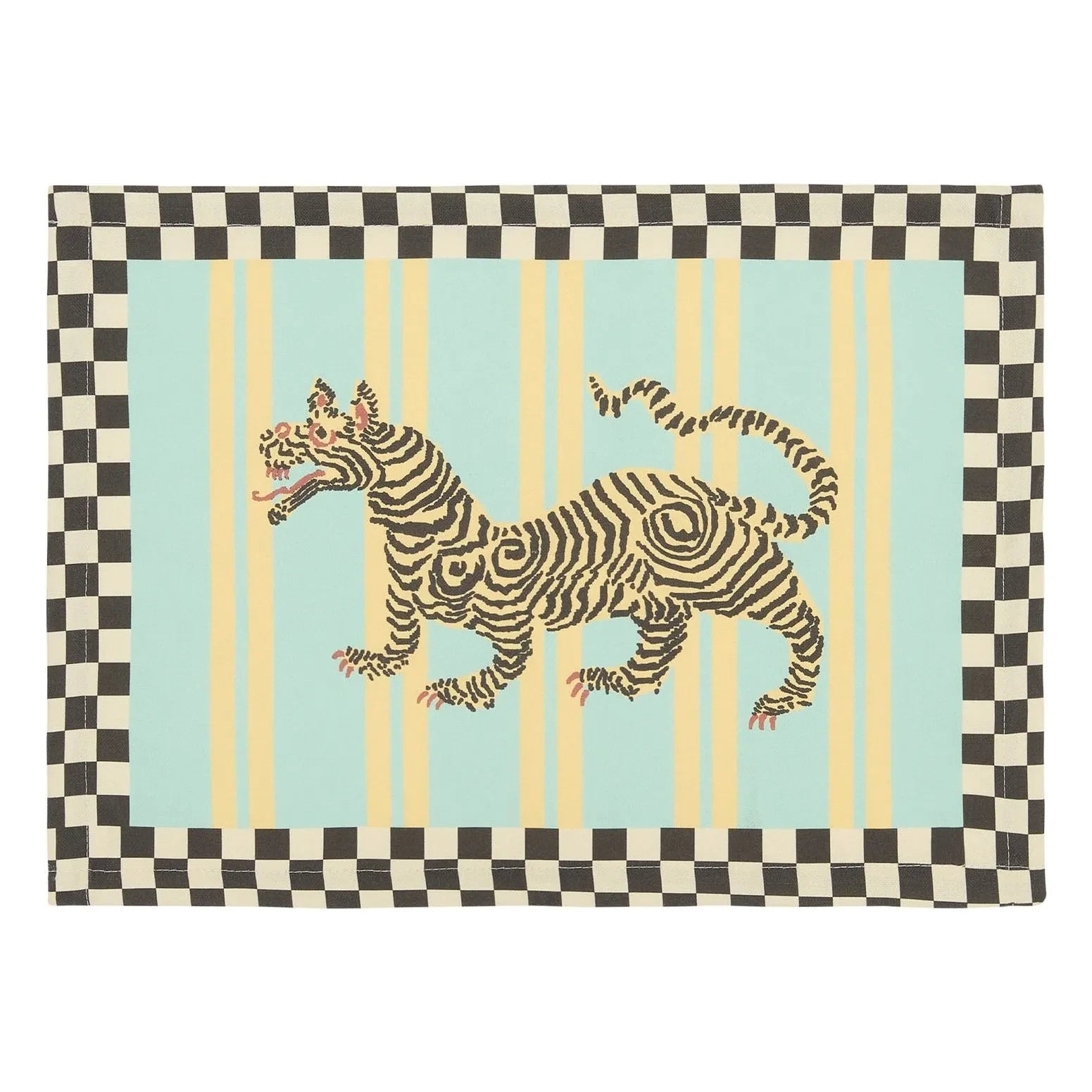 Lisa Corti - Tiger pamuklu Amerikan servis, Lisa Corti x The Socialite Family | Turkuaz