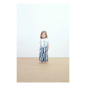 Tinycottons - Body Roses Organik Pamuk | Beyaz