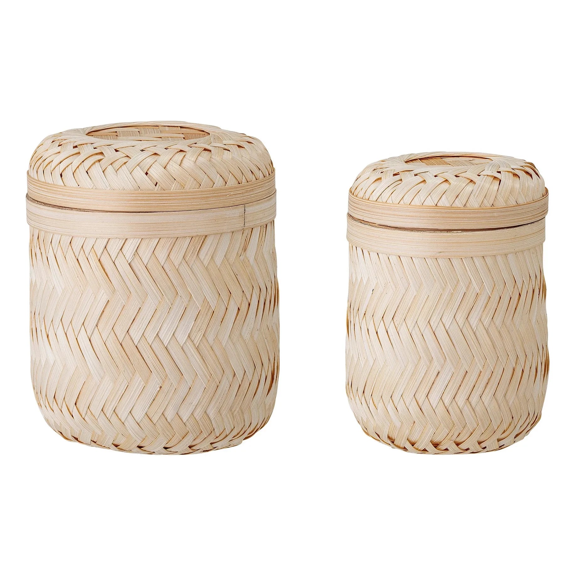 Bloomingville - Bambu Saklama Sepetleri - 2'li Set