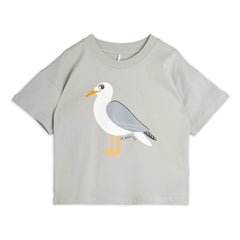 Mini Rodini - Seagull T-shirt Organik pamuk | Gri
