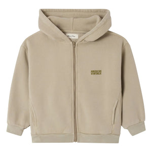 American Vintage - Izubird fermuarlı sweatshirt | Açık gri