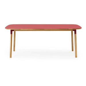 Normann Copenhagen - Form Dikdörtgen Masa 95x200 cm | Kırmızı