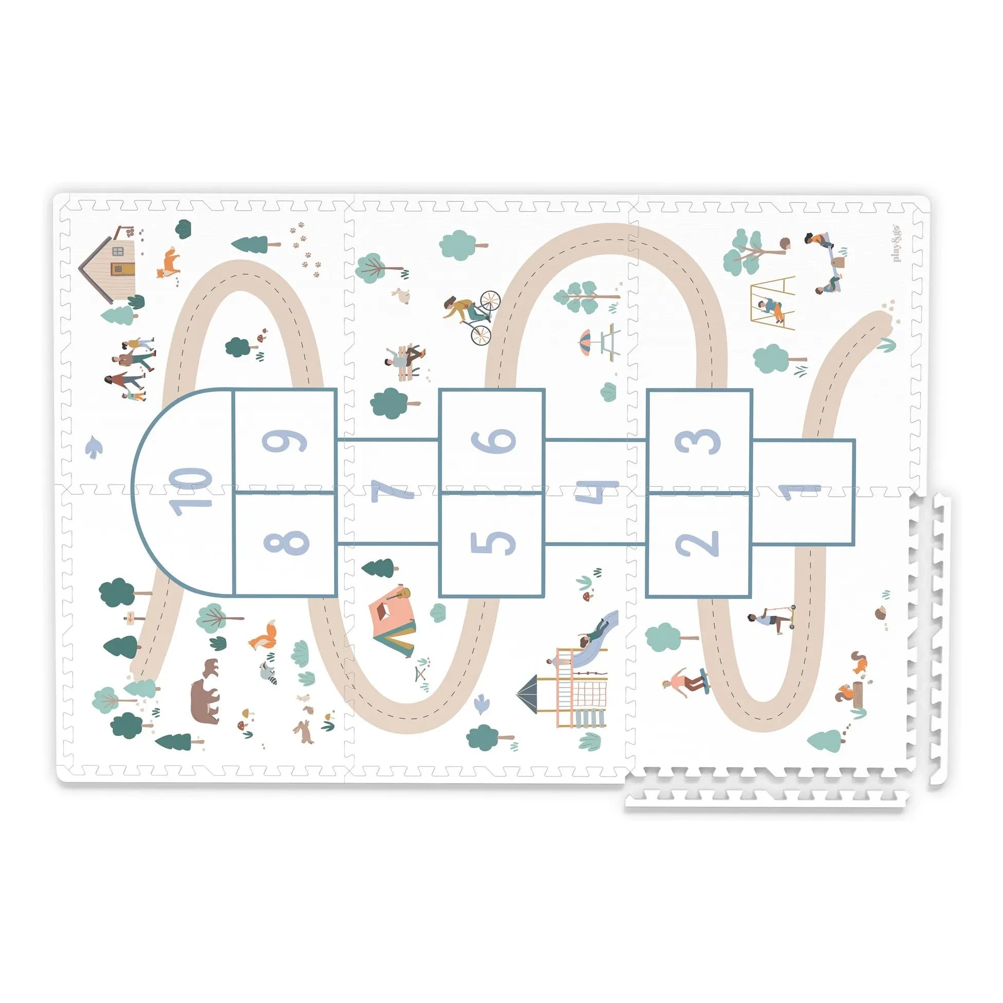 Play and Go - Tiloo modüler oyun matı - Marelle