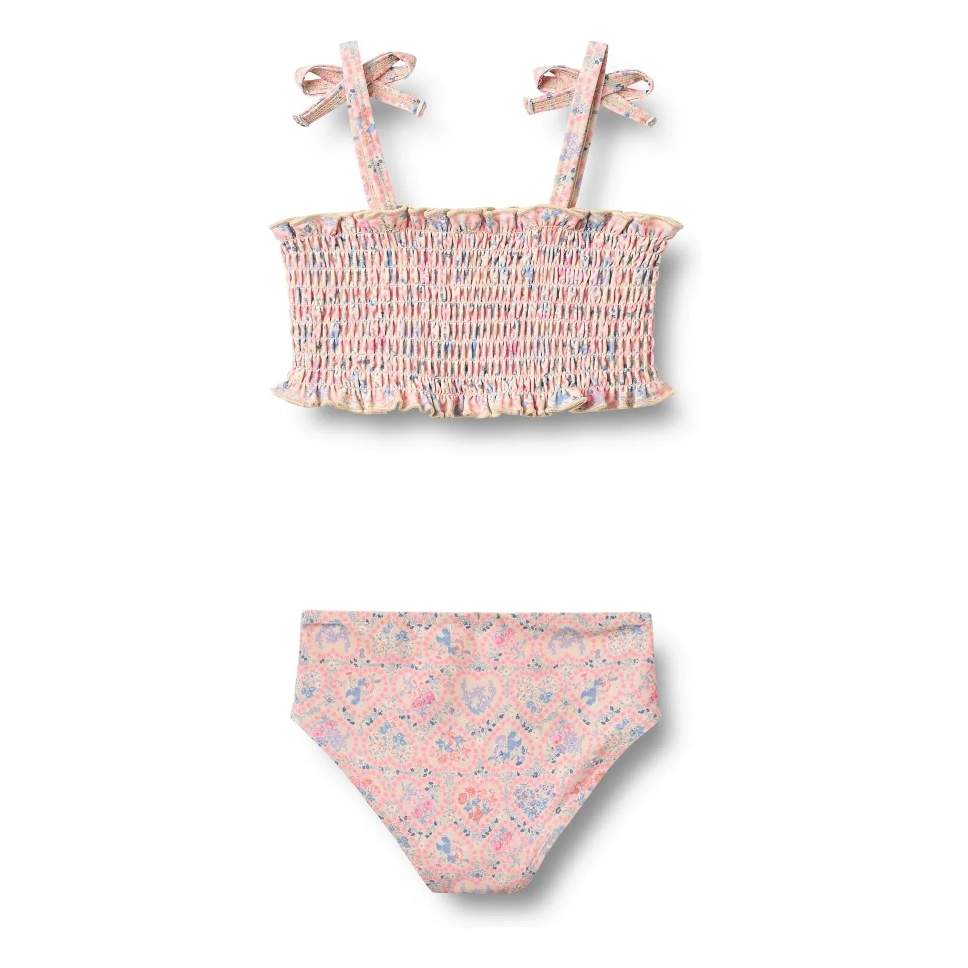 Wheat - Carla Fleuri Geri Dönüştürülmüş Elyaflı Mayo | Açık Pembe
