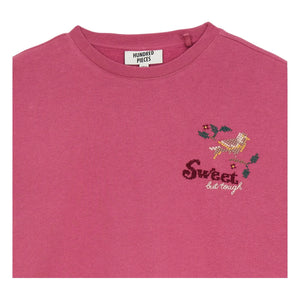 Hundred Pieces - Briona Birds Elbise | Toz Pembe