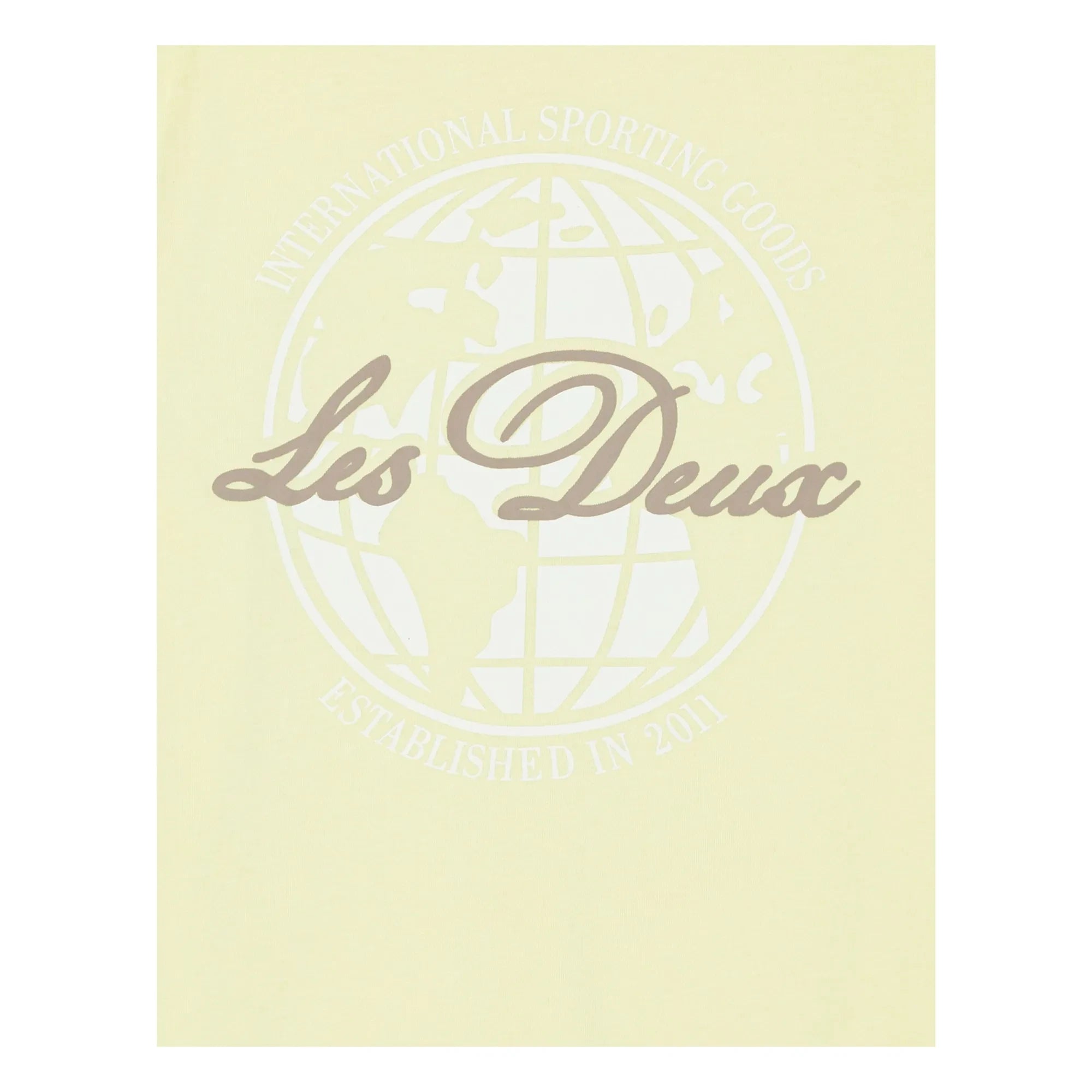 Les Deux - Globe Les Deux Tişört Organik pamuk | Sarı