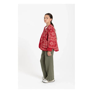 Hundred Pieces - Malya Bandana Ceket | Koyu kırmızı