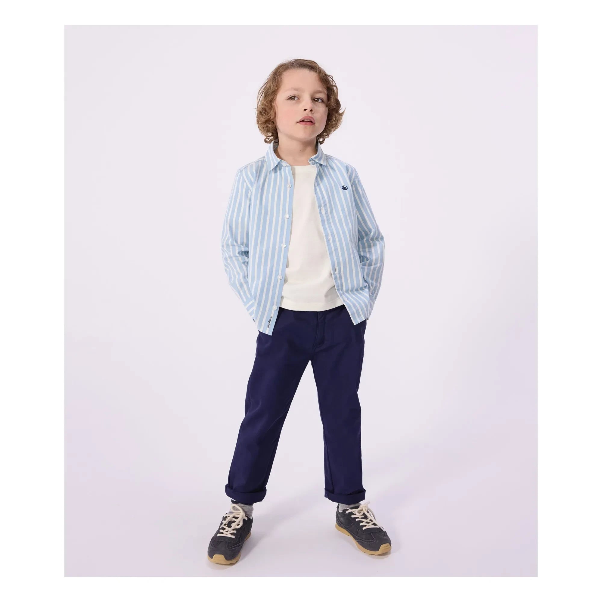Petit Bateau - Bej Chino Gabardin Pantolon
