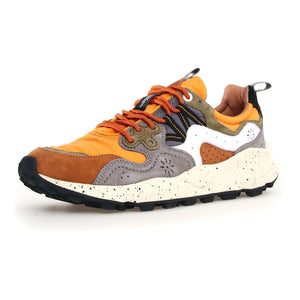 Flower Mountain - Yamano 3 Süet ve Naylon Sneakers | Hardal