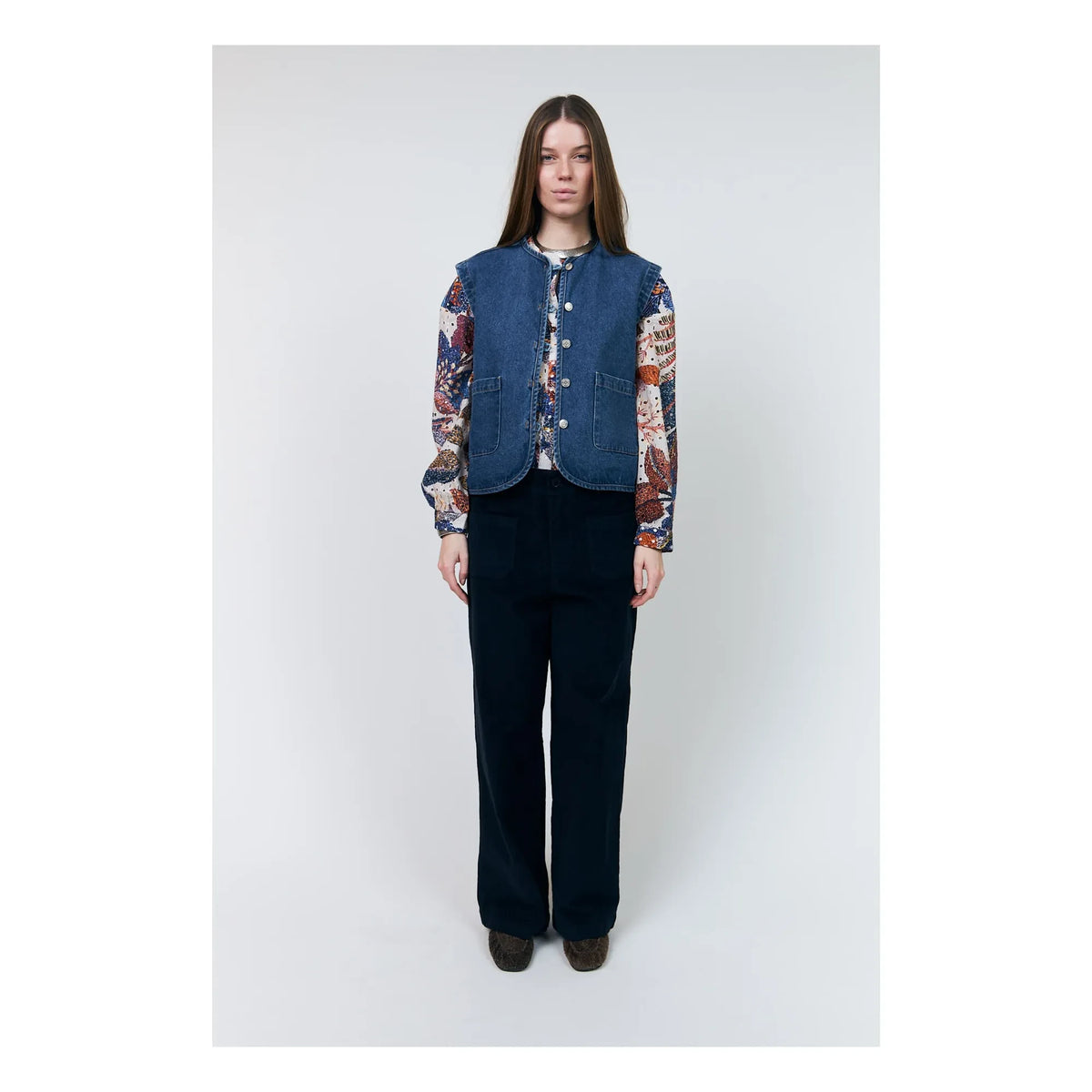 Lollys Laundry - Abbey Denim Pamuk Ceket | Mavi