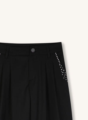 Zadig & Voltaire - بنطال Adel Pinch | أسود