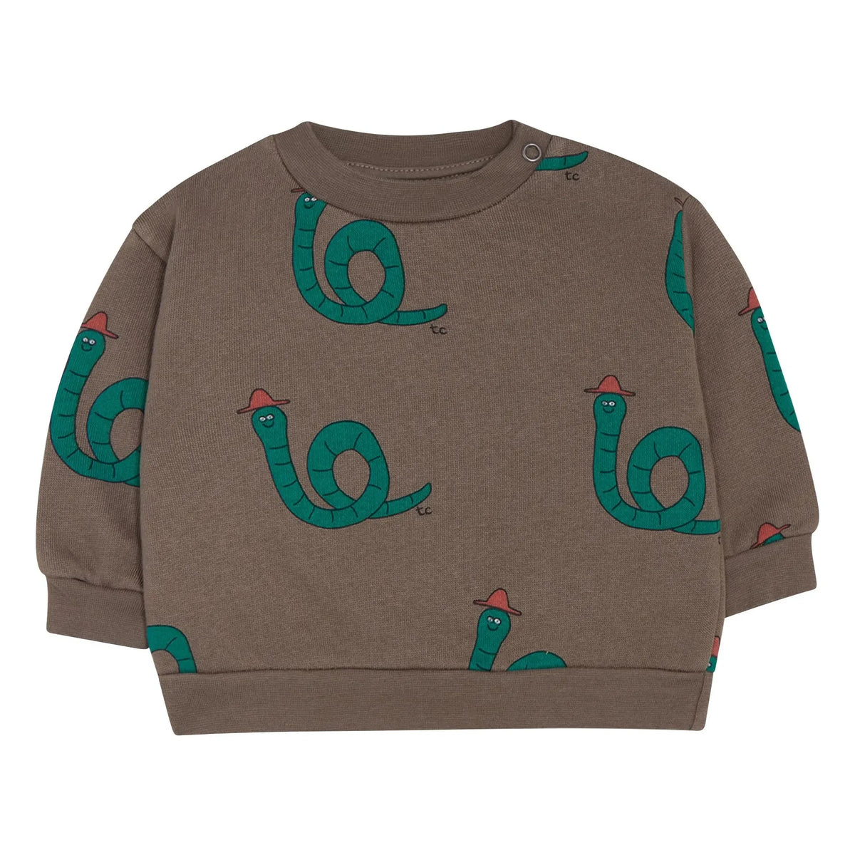 The Campamento - Baby Snakes Sweatshirt | بني