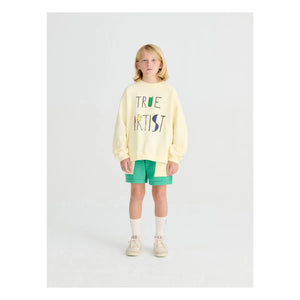 True Artist - Sweat N°11 Organik pamuk | Soluk sarı