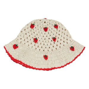 Emile et Ida - Bob Tığ İşi Çilekler | Ekru