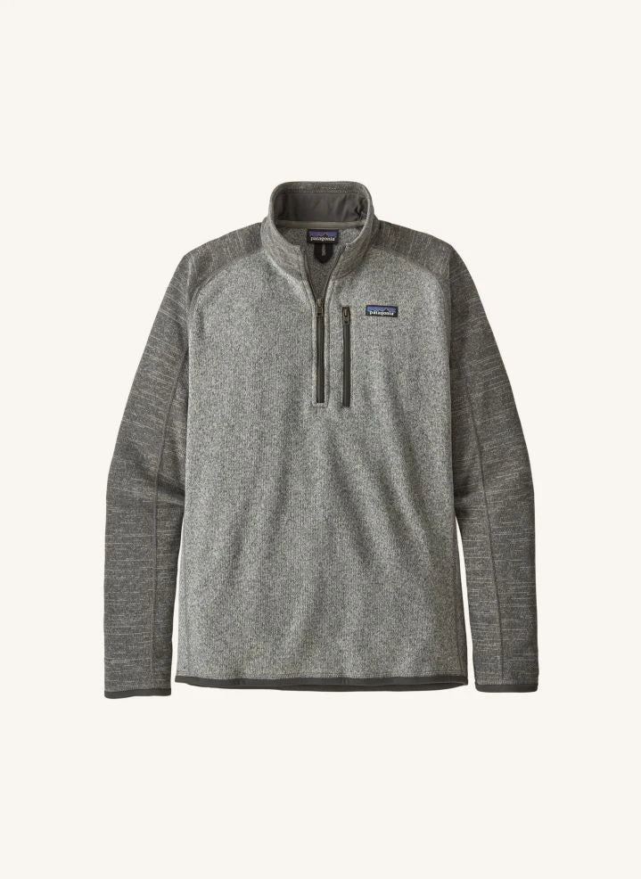 Patagonia - Better 1/4 سترة بولار | رمادي مخلوط