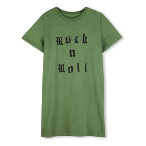 Zadig & Voltaire - Rock N Roll Tişört Elbise | Yeşil