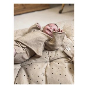 My Little Freckle - Organik Kaşmir Bloomer + Kruvaze Hırka Seti | Bej