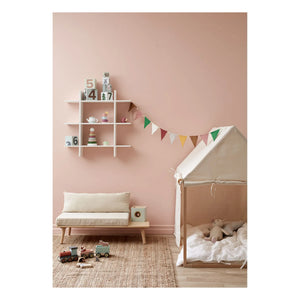 Kid's Concept - Pamuk ve Ahşap Ev | Kırık Beyaz