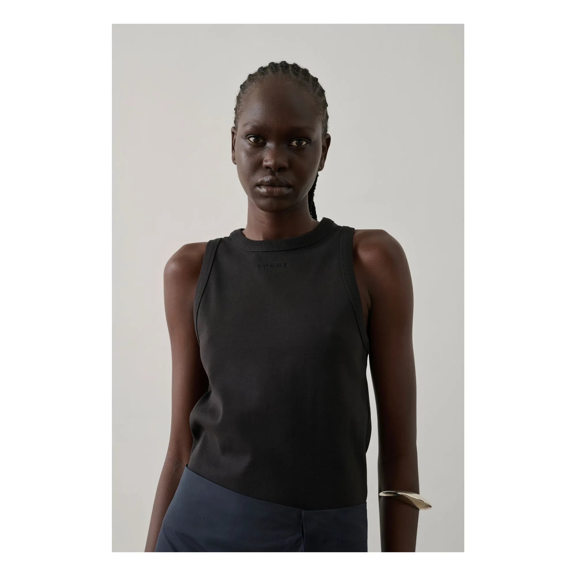 Soeur - Dolly organik pamuklu atlet | Carbon