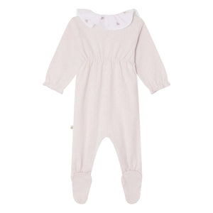 Bonpoint - Lintina Pointelle Organik Pamuk Pijama | Açık Pembe