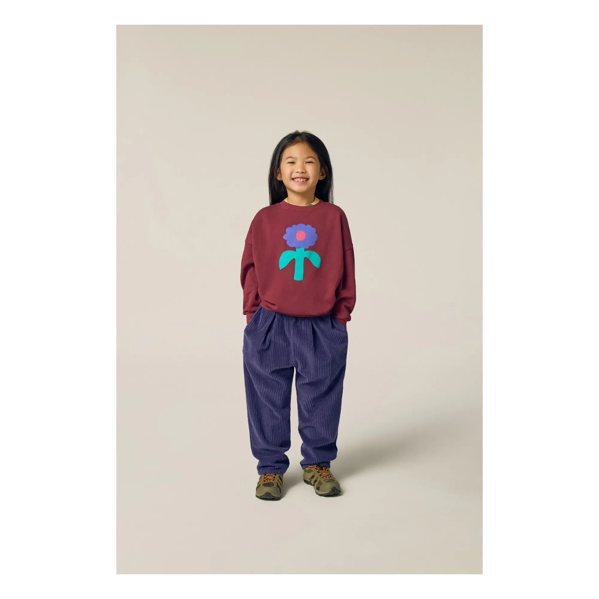 The Campamento - Sweat Fleur | عنابي