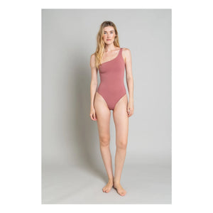 Smallable Woman - Janet Asimetrik Tek Parça Mayo | Plum