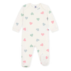 Petit Bateau - Sleep Well Sünger Kalp Pijamalar | Ekru