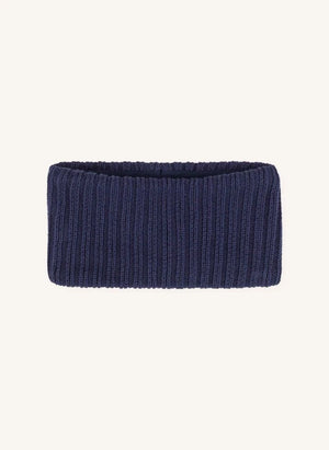 Petit Bateau - غطاء رقبة للأطفال مبطن بقطن عضوي | كحلي