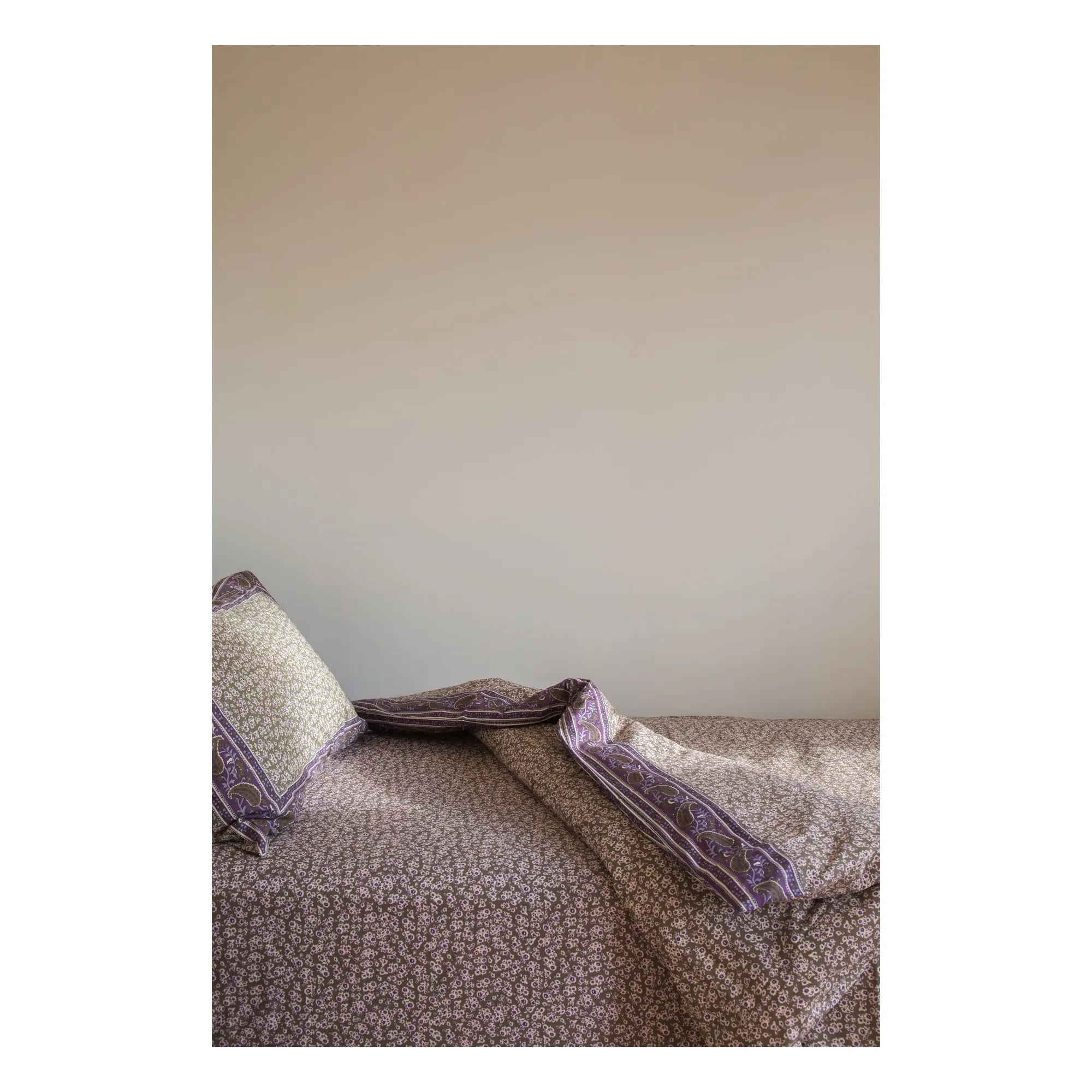 Louise Misha - Nicole fitted sheet in organic cotton | Haki