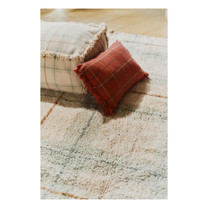 Lorena Canals - Tartan halı | Buz Mavisi